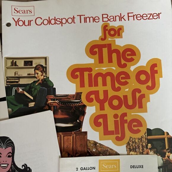 Vintage MCM Sears Owners Manuals TV, Fridge, Range Lot Of 6 - Picture 4 of 8